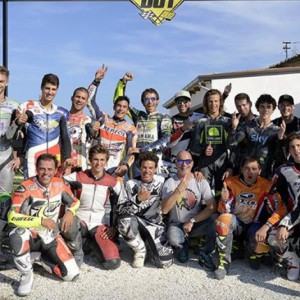 Rossi fa gli onori di casa al Motor Ranch