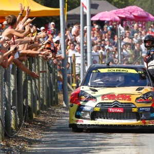 SOLBERG WINS LOHEAC RX IN FRONT OF SELL-OUT CROWD