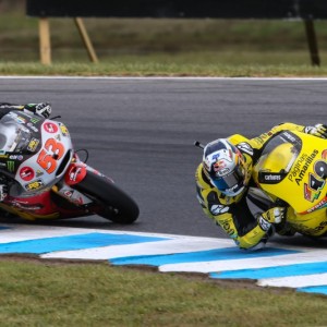 Maverick Viñales felice per la sua terza vittoria del 2014