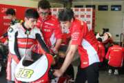 Martin rapido sul misto di Jerez