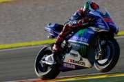 Lorenzo il piú veloce nel lunedì di test a Valencia