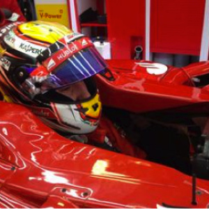 Raffaele Marciello  test Ferrari