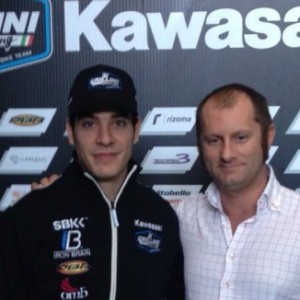 Santiago Barragan con il Grillini Racing Team