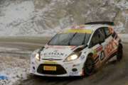 OLIVIER BURRI AL RALLYE DI MONTE-CARLO SULLA FIESTA DELLA MV MOTORSPORT