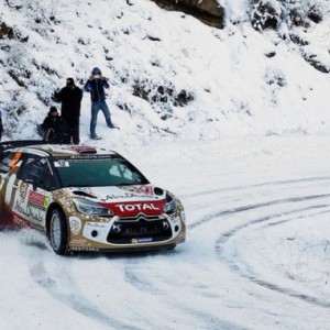 Neige et glace pour les DS 3 WRC