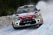 Les DS 3 WRC en forme sur la glace