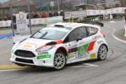 BALLINARI PORTA LA FORD FIESTA DELLA MV MOTORSPORT SUL PODIO DEL LAGHI