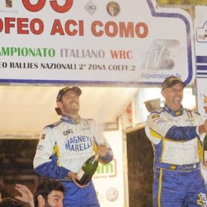 Pedersoli all’Imola Rally Circuit con la Citroën C4 WRC Magneti Marelli Checkstar