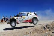 Cinq DS 3 au départ du Rallye du Koweït