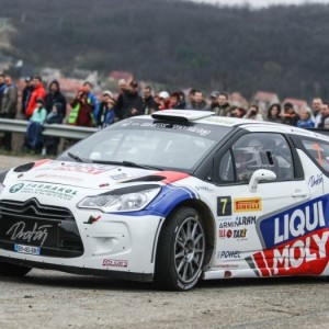 22° RALLY PREŠOV - Igor Drotàr e Vlàdimir Banoci al via con Citroën DS3 WRC