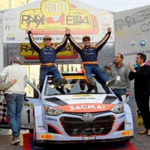 Corrado Fontana vince il 2° Rallye Elba, 1ª gara dell’IRC 2015 a bordo della Hyundai i20 WRC.