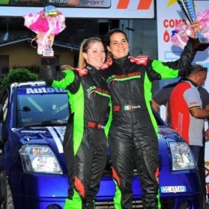 LE DONNE DELLA SCUDERIA EASY-RACES BRILLANO AL CAMUNIA RALLY DAY