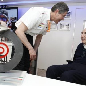 SIR FRANK WILLIAMS HA RICEVUTO IL `BERNIE ECCLESTONE AWARD BY BREMBO 2014′