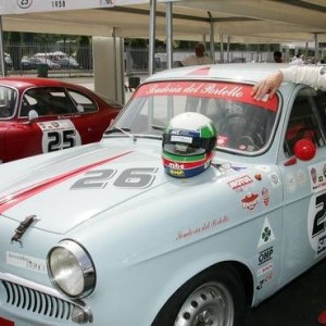EUGENIO MOSCA CON LA GIULIETTA TI 1300 ALLA 62^ COPPA INTERUROPA