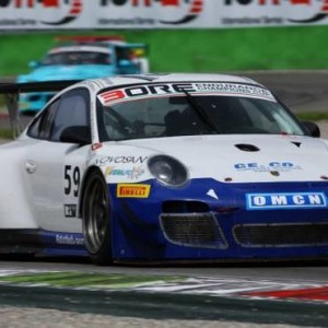 MISANO IN NOTTURNA; AUTORLANDO TRICOLORE PORSCHE E AUTOSTORICHE .