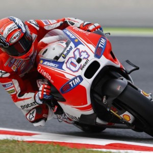 Il forlivese quarto assoluto dopo la prima giornata di prove libere al Montmeló.