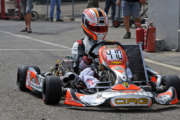 Jonathan Giudice è tornato a correre nella massima categoria del karting, la KZ 125 cc a marce