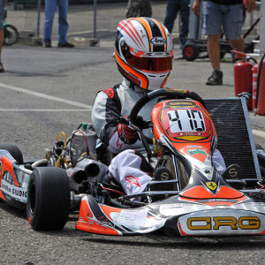 Jonathan Giudice è tornato a correre nella massima categoria del karting, la KZ 125 cc a marce