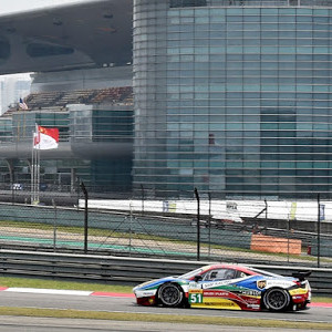 WEC - La Ferrari in pista a Shanghai