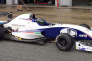 Joao Vieira in azione con la F.R 2.0 di JD