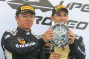 EDOARDO LIBERATI E YUAN BO CAMPIONI 2015 DEL LAMBORGHINI BLANCPAIN