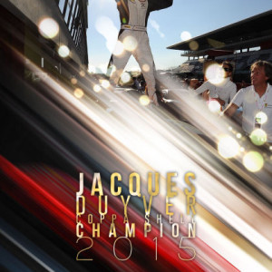 Jacques Duyver Campione Europeo Ferrari Challenge Coppa Shell 2015, nel giorno della prima vittoria di Singhania.