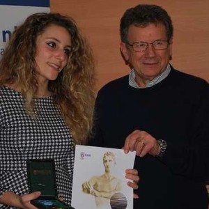 Alessandra Brena premiata dal Coni