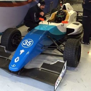 Joao Vieira al lavoro con JD Motorsport a Barcellona
