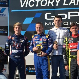 Byron & Eggleston Battle For Bragging Rights K&N Pro Series Champs Sweep Media Karting Challenge Race