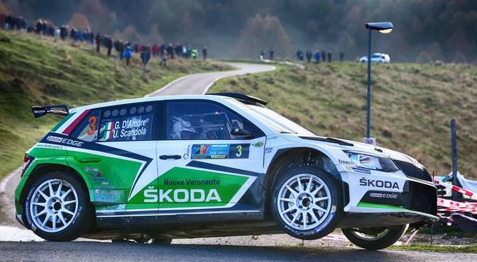 Umberto Scandola, Guido Damore (Skoda Fabia R5 #3, Car Racing)