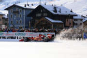 La Scuderia Ferrari a Livigno per una passeggiata sulla neve