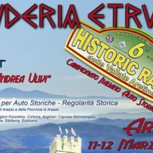 APRE LE ISCRIZIONI IL 6° HISTORIC RALLY DELLE VALLATE ARETINE
