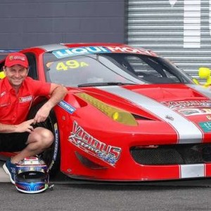 Andrea Montermini alla 12 Ore di Bathurst su Ferrari 458