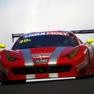Andrea Montermini su Ferrari 458 protagonista alla 12 Ore di Bathurst