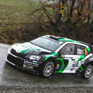 ALLA 7^ RONDE DELLE MINIERE VITTORIA PER BONDIONI-UNGARO (SKODA FABIA R5)