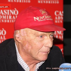 Il leggendario pilota austriaco Niki Lauda ospite d’eccezione della serata al Casinò Admiral di Mendrisio