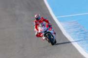 Il pilota Ducati lotta nelle qualifiche di Jerez dopo aver superato le molte difficoltà, scatterà dalla seconda fila.