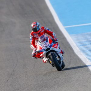 Il pilota Ducati lotta nelle qualifiche di Jerez dopo aver superato le molte difficoltà, scatterà dalla seconda fila.
