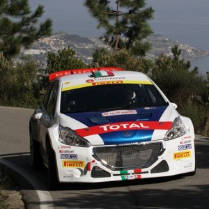 PAOLO ANDREUCCI ED ANNA ANDREUSSI, PEUGEOT 208 T16 R5, VINCONO IL 63.RALLYE SANREMO E SONO ANCORA IN TESTA AL CAMPIONATO ITALIANO RALLY