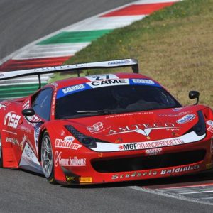 FEDERICO LEO E EDDY CHEEVER III (FERRARI 458 ITALIA) COMPONGONO L'EQUIPAGGIO DELLA SCUDERIA BALDINI 27 NEL CAMPIONATO ITALIANO GRAN TURISMO