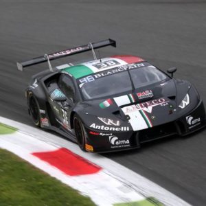 TRICOLORE GT TARGATO LAMBORGHINI PER IL TEAM ANTONELLI MOTORSPORT