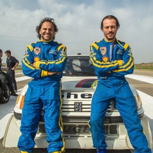 STEFANO ACCORSI ALLA GUIDA DELLA MITICA PEUGEOT 205 T16 IN "VELOCE COME IL VENTO"