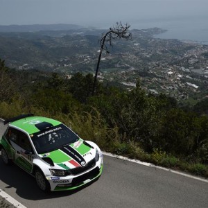 AL RALLYE SANREMO DOPO 4 PROVE È SCANDOLA IN TESTA
