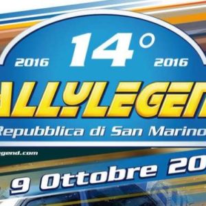 RALLYLEGEND 2016: IN SCENA DAL 6 AL 9 OTTOBRE