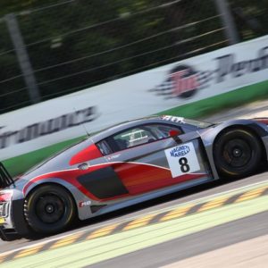 MAPELLI-ALBUQUERQUE (AUDI R8 LMS) VINCONO GARA-1 DELLE CLASSI SUPER GT3 E GT3