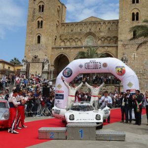 ERIK COMAS E YANNICK ROCHE DOMINANO LA 100 TH TARGA FLORIO HISTORIC RALLY