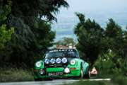 GUAGLIARDO NELLA SECONDA PIESSE AL RALLY STORICO CAMPAGNOLO