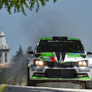 23° RALLY ADRIATICO.DOPO DUE PROVE SCANDOLA E LA SKODA SONO IN TESTA.