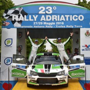 ŠKODA FABIA R5 CONFERMA IL DOMINIO AL 23° RALLY DELL'ADRIATICO