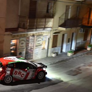 GIANDOMENICO BASSO E LORENZO GRANAI, FORD FIESTA R5 ALIMENTATA A GPL,VINCONO GARA 1 DELLA 100TH TARGA FLORIO RALLY